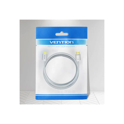 Кабель HDMI to HDMI 1.5m V2.1 8K 60Hz Silver Metal Type Vention (ALCIG)