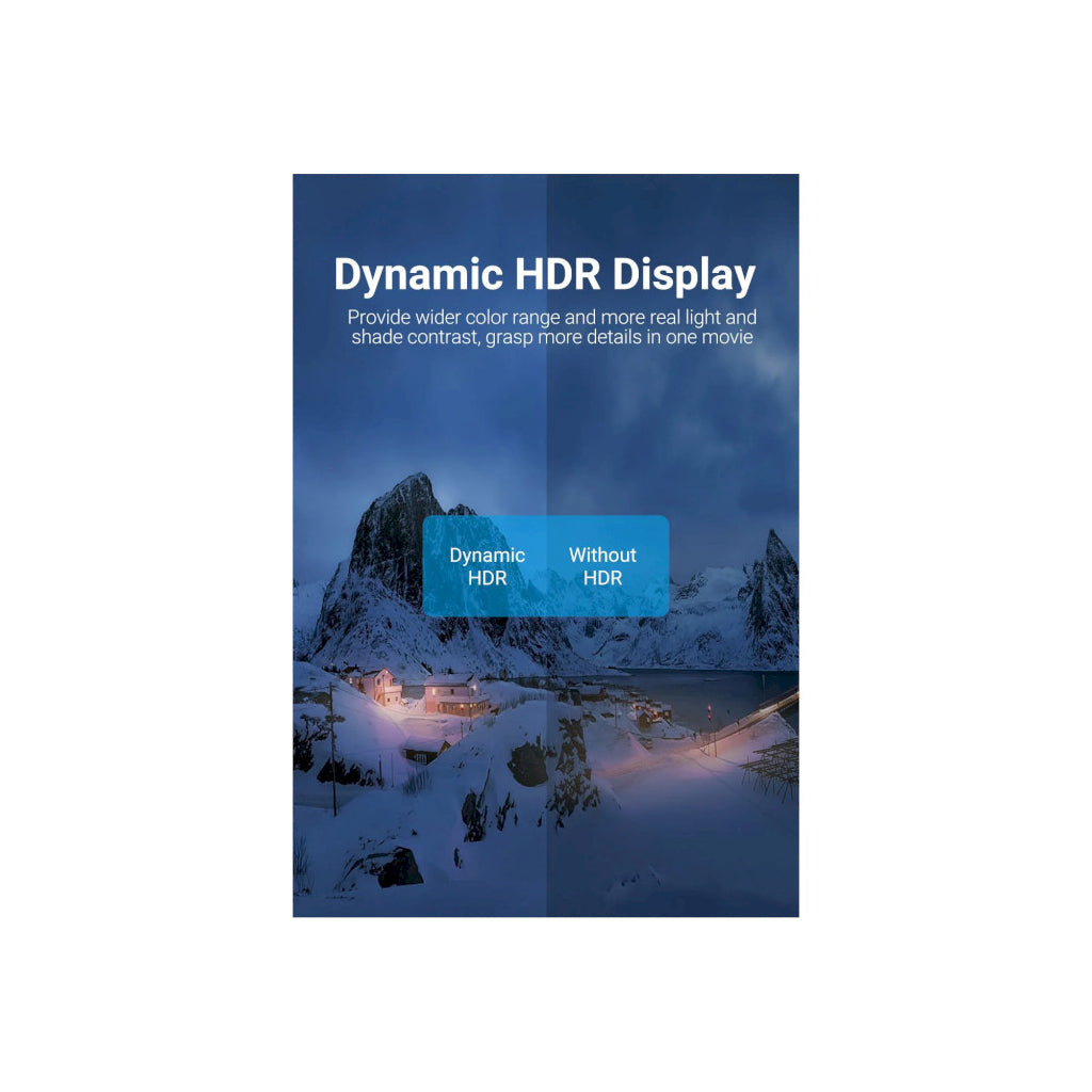 Кабель HDMI to HDMI 1.5m V2.1 8K 60Hz Silver Metal Type Vention (ALCIG)