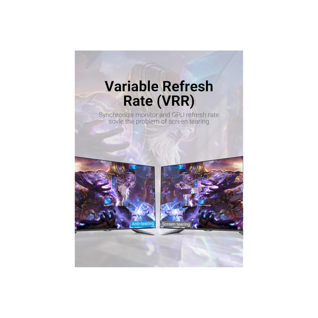 Кабель HDMI to HDMI 1.5m V2.1 8K 60Hz Silver Metal Type Vention (ALCIG)