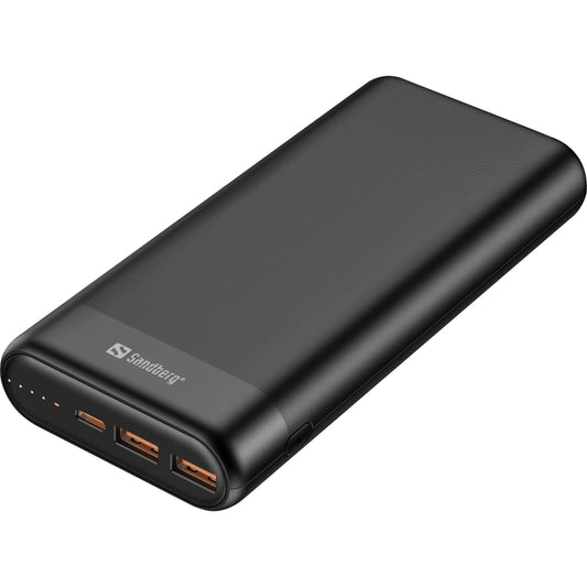 Универсальная батарея Sandberg 20000mAh PD/65W QC/3.0 (420-62)