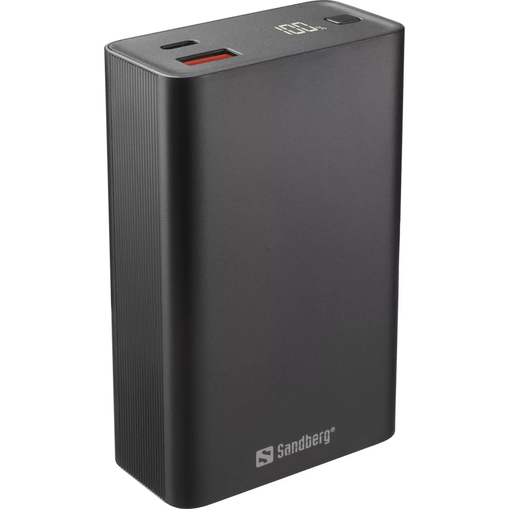 Батарея універсальна Sandberg 20000mAh, PD/65W, QC/3.0, low current mode, +cable 100W (420-95)