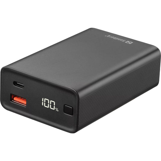 Батарея универсальная Sandberg 20000mAh, PD/65W, QC/3.0, low current mode, +cable 100W (420-95)