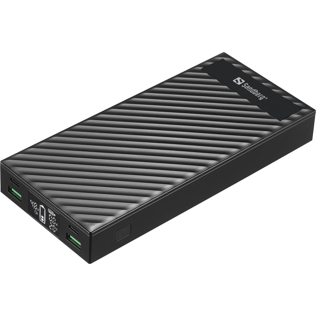 Универсальная батарея Sandberg 30000mAh, PD/100W, QC/3.0, UPS mode, +2 кабели 100W (420-87)
