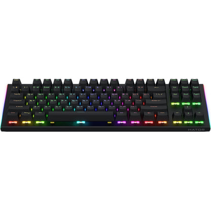 Клавиатура Hator Gravity TKL Orange USB Black (HTK550UA)