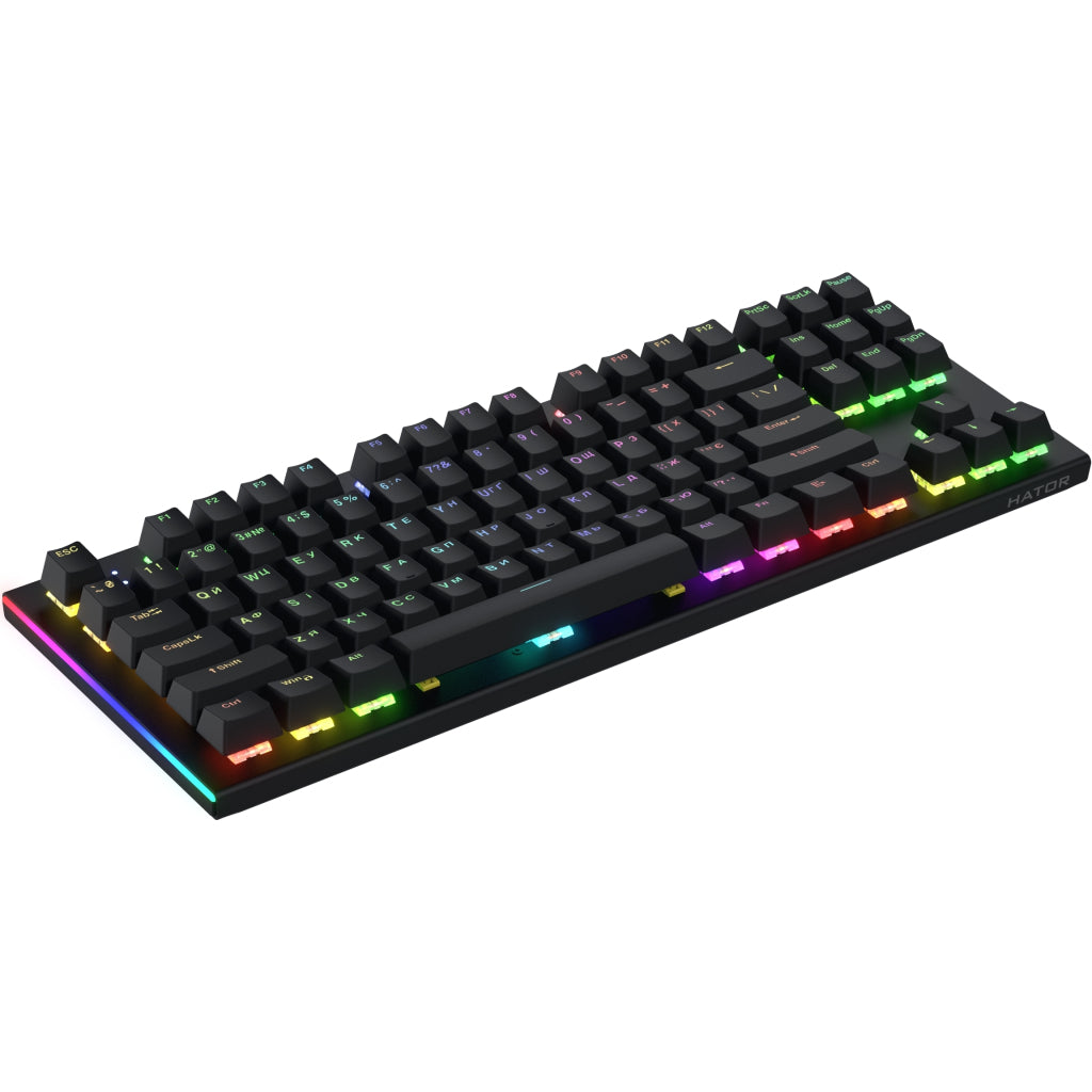 Клавиатура Hator Gravity TKL Orange USB Black (HTK550UA)