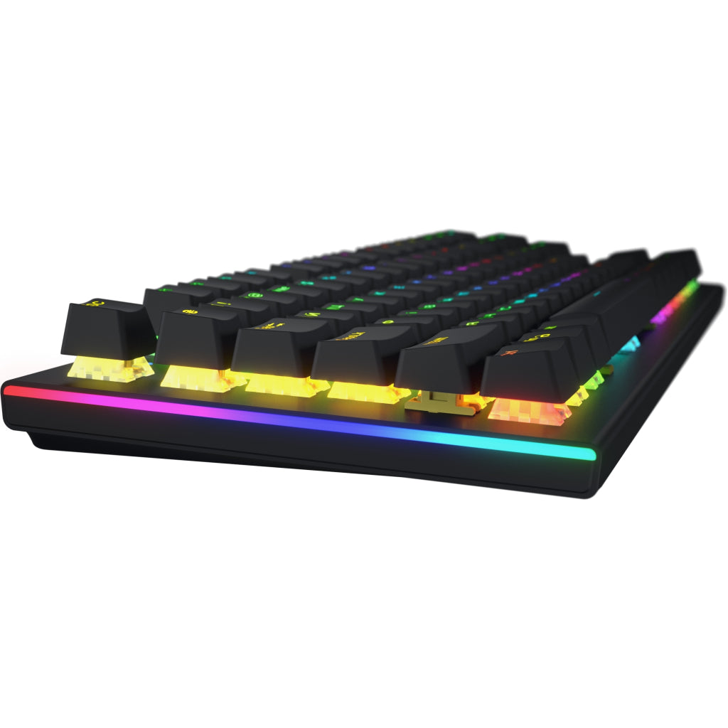 Клавиатура Hator Gravity TKL Orange USB Black (HTK550UA)