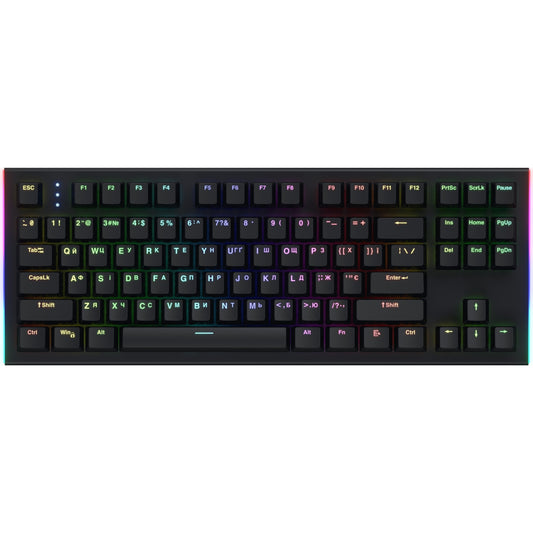 Клавиатура Hator Gravity TKL Orange USB Black (HTK550UA)