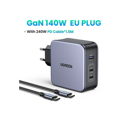 Зарядний пристрій Ugreen 3xUSB 140W (CD289)
