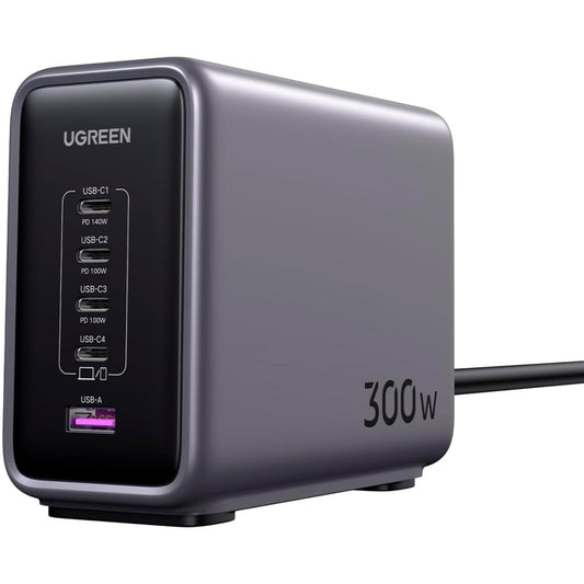 Зарядное устройство для Ugreen 5xUSB 300W Nexode (CD333)