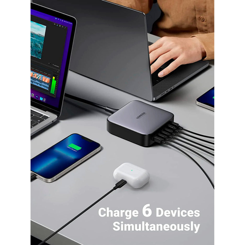 Зарядное устройство для Ugreen 6xUSB 200W (4хUSB-C+2xUSB-A) CD271