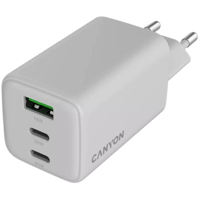 Зарядний пристрій Canyon CU65ACC 65W GaN (CNS-CUW65ACC)