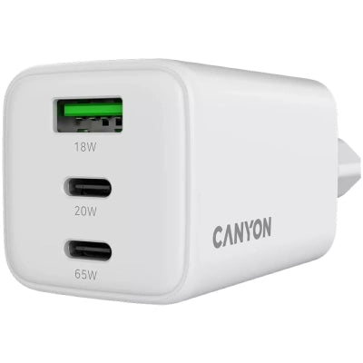 Зарядний пристрій Canyon CU65ACC 65W GaN (CNS-CUW65ACC)