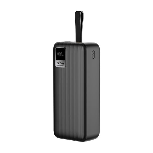 Повербанк ColorWay 30000 mAh PD/18W, QC3.0/22.5, Digital Display, Black (CW-PB300LPC5BK-PDD)