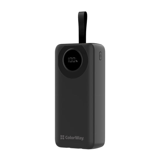 Павербанк ColorWay 30000 mAh EnergyPlus PD/18W, QC3.0/22.5W, Черный (CW-PB300LPB4BK-PDD)