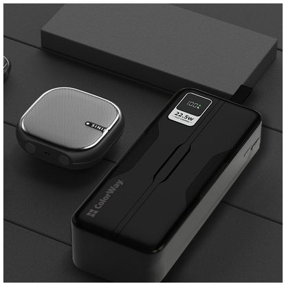 Павербанк ColorWay 50000 mAh PD/18W, QC3.0/22.5, Digital Display, Black (CW-PB500LPC5BK-PDD)