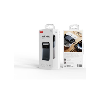 Батарея универсальная XO 10000mAh, PD/30W, QC/22.5W, PPS/33W, черная (PR232_Black)