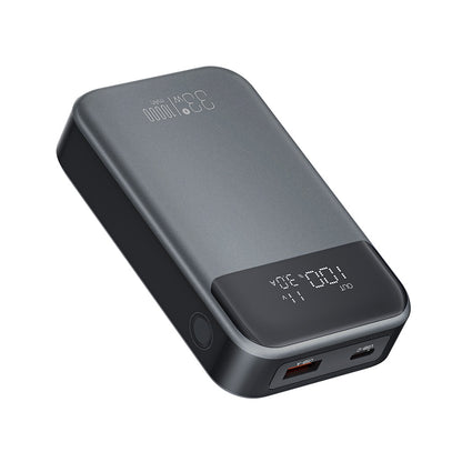 Батарея универсальная XO 10000mAh, PD/30W, QC/22.5W, PPS/33W, черная (PR232_Black)