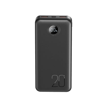 Батарея універсальна XO 20000mAh, PD/20W, QC/22.5W, чорний (PR239_Black)