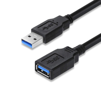USB 3.0 подовжувач AM/AF 1.8m ColorWay CW-CBUF075-BK