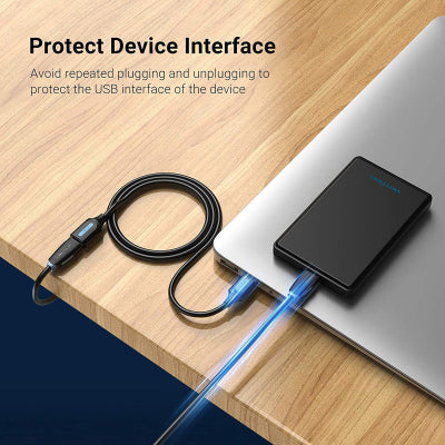 Дата-кабель USB 3.0 AM→AF 0.5m Vention CBHBD