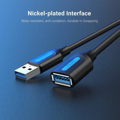 Дата-кабель USB 3.0 AM→AF 0.5m Vention CBHBD