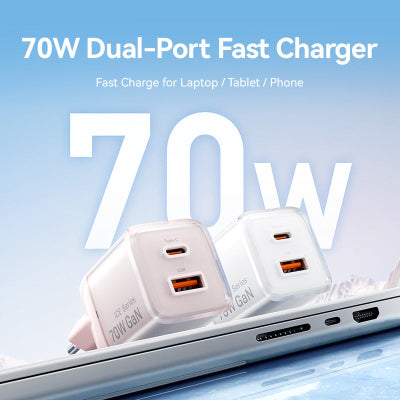 Зарядний пристрій Vention GaN PD70W + QC22.5W (FCGH0-EU)