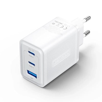 Зарядний пристрій Vention 2xUSB-C PD65W + 1xUSB QC3.0 GaN (FERW0-EU)