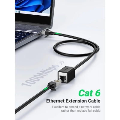 Патч-корд Ugreen 2m F/UTP Cat6 RJ-45 чорний (U_11281)