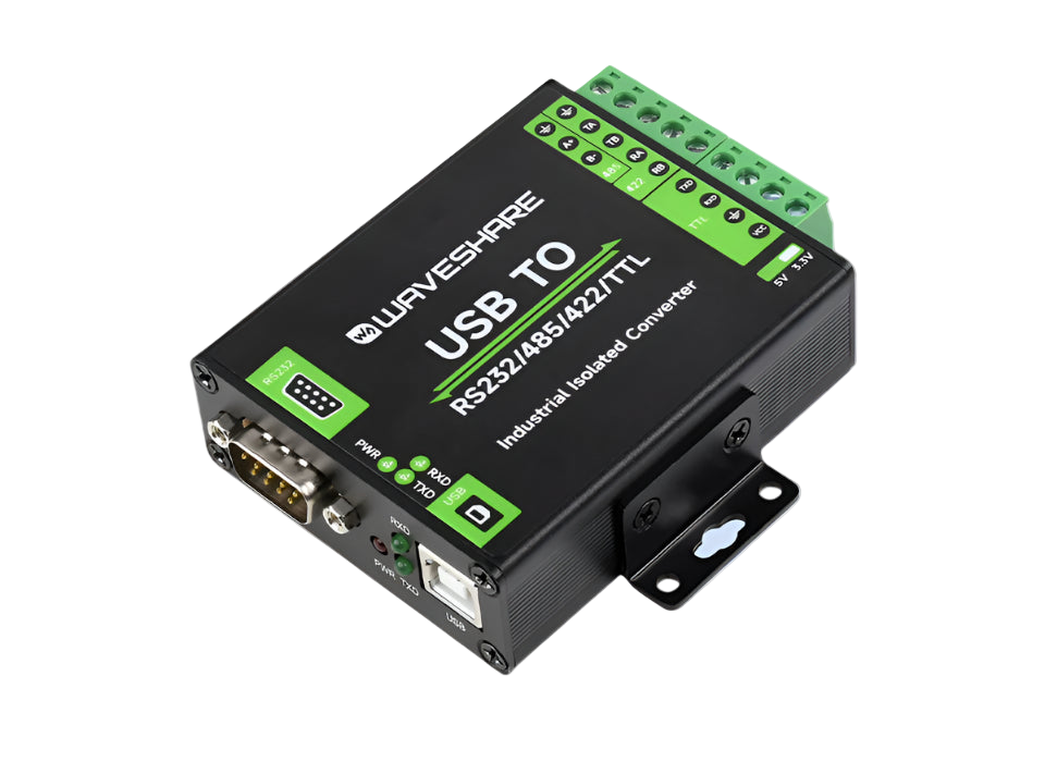 Промисловий USB конвертер до RS232/RS485/RS422/TTL Waveshare 23996