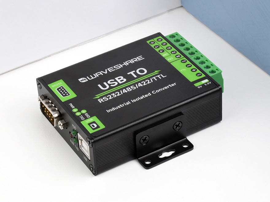 Промисловий USB конвертер до RS232/RS485/RS422/TTL Waveshare 23996
