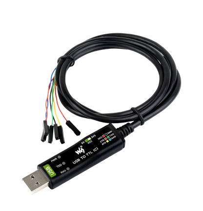 Кабель USB-C to TTL(C) 6-Pin Industrial, FT232RNL, Waveshare 26739