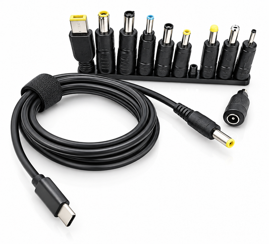 Кабель Type-C 65W на DC 5,5*2,5 с триггером для зарядки ноутбука