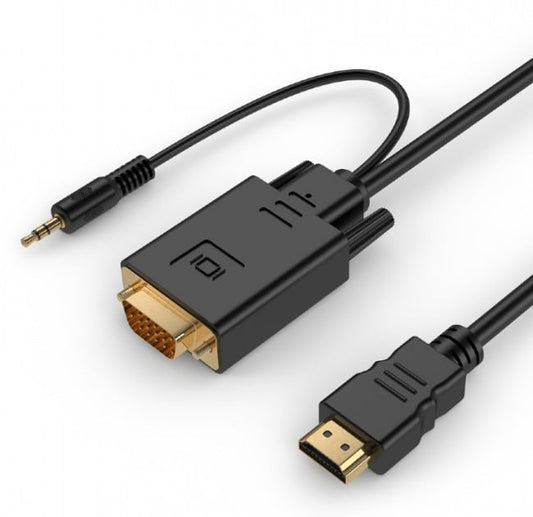 Кабель HDMI to VGA 10 метрів Cablexpert (A-HDMI-VGA-03-10M)