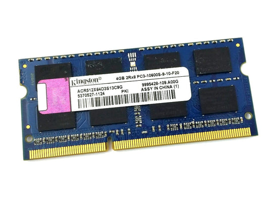 SODIMM 4Gb DDR3-1333 Kingston ACR512X64D3S13C9G