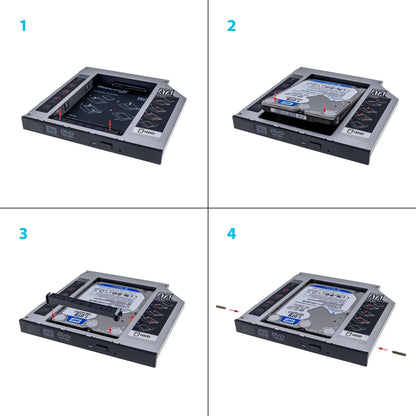 Фрейм-переходник Grand-X HDD 2.5'' SATA2/SATA3 (HDC-25С)