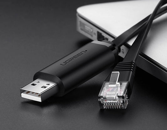 Кабель консольный USB RS232 (RJ45); 1.5 м; Ugreen 50773