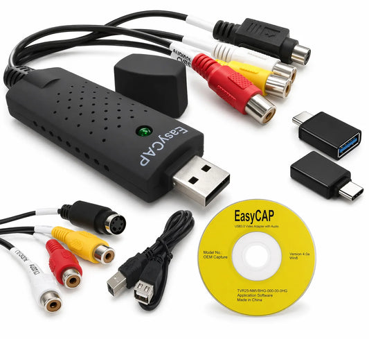 External video capture card AV Easycap USB Type C