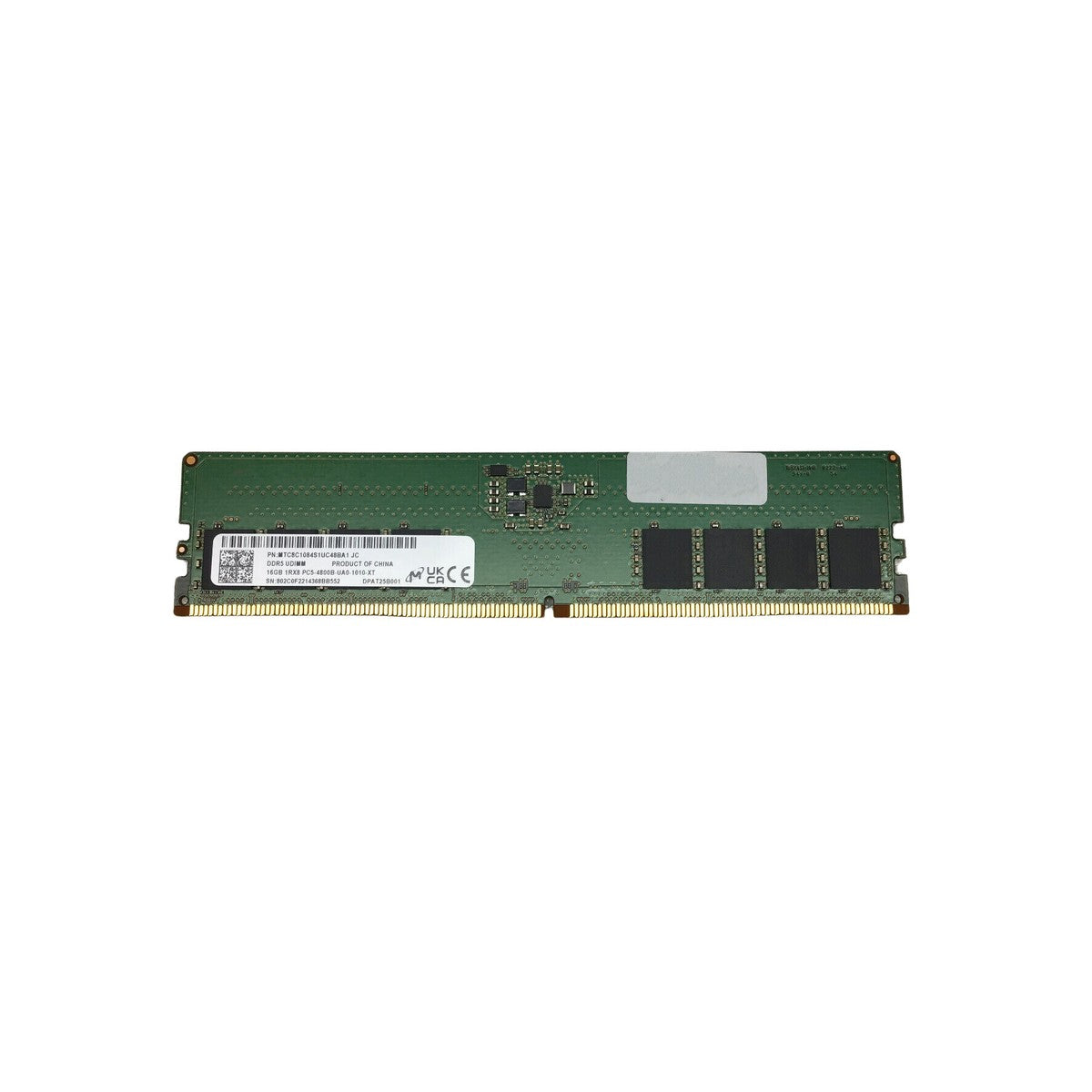 DIMM 16Gb DDR5-4800 Micron MTC8C1084S1UC48BA1