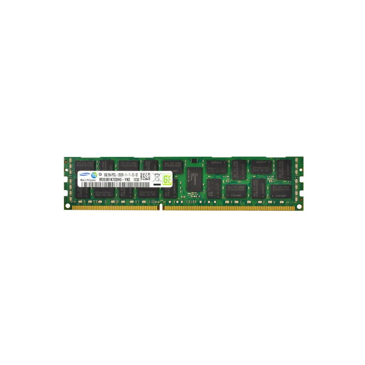 DIMM 8Gb DDR3L-1600 Samsung M393B1K70DH0-YK0 ECC Registered