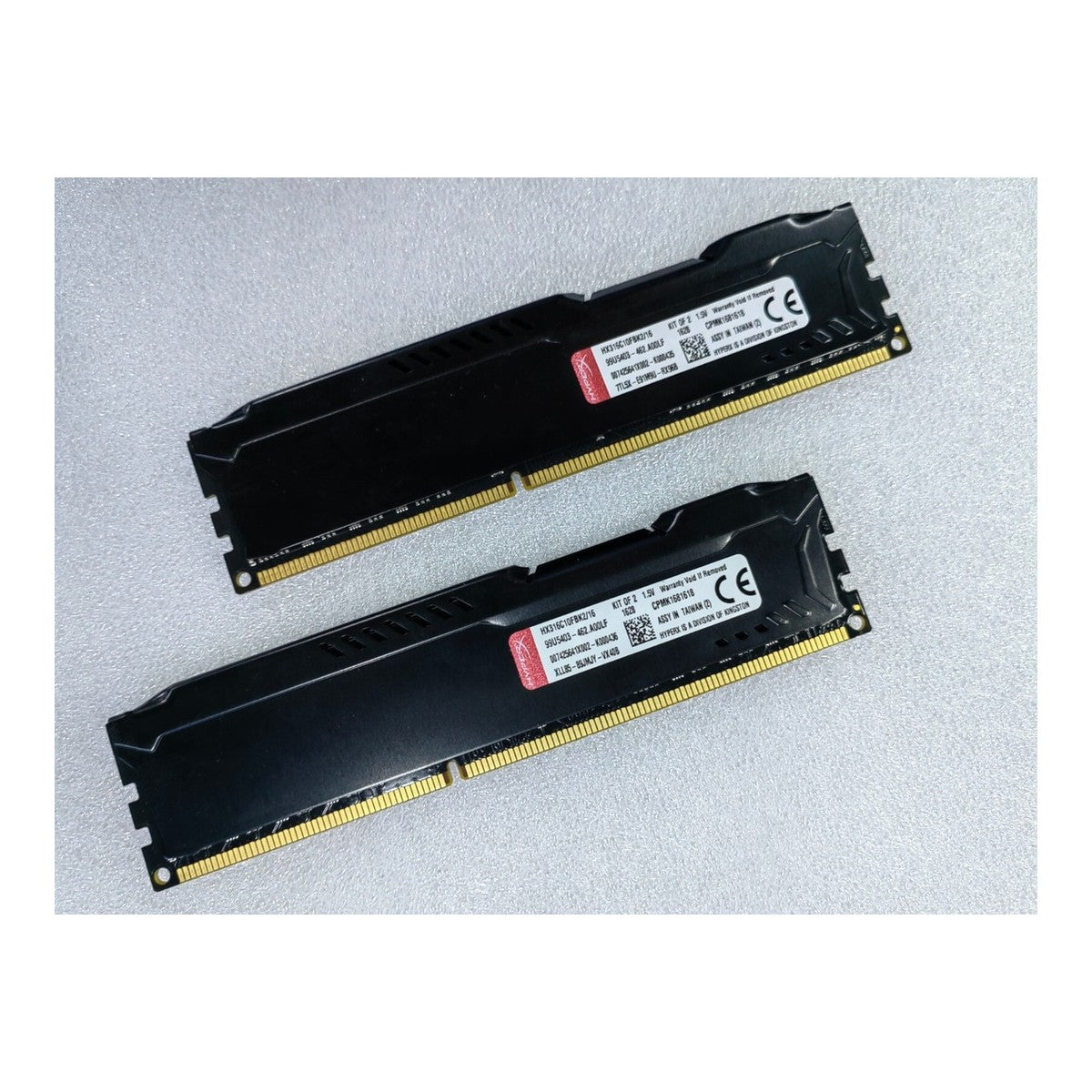 DIMM 8Gb DDR3-1600 HyperX FURY Black HX316C10FBK2/16 (1 планка з комплекту 2×8 GB)