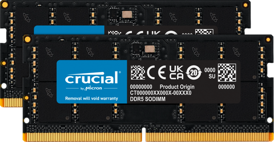SODIMM 96Gb DDR5 5600 Crucial CT2K48G56C46S5