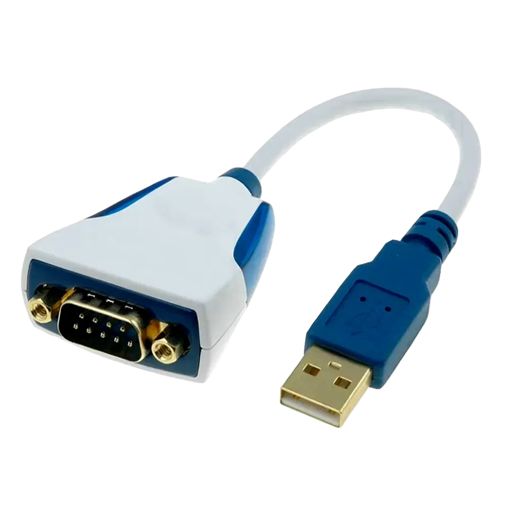 Переходник USB – RS232, FTDI чипсет, 20см, белый