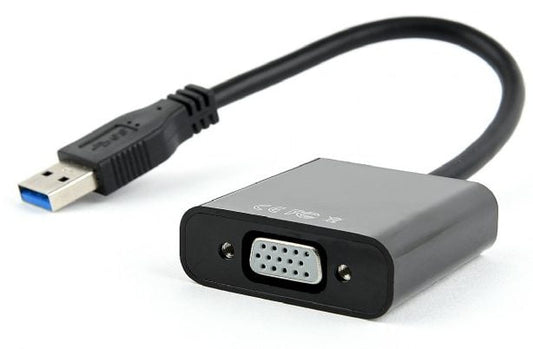Переходник USB3.0 - VGA Cablexpert (AB-U3M-VGAF-01)