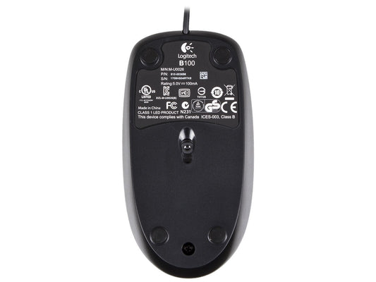 Мишка Logitech B100 (910-003357)