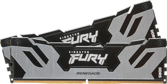 DIMM 64GB (2x32GB) DDR5 6400MHz Kingston FURY Renegade Silver/Black KF564C32RSK2-64