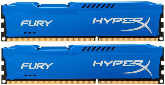 DIMM 2x8Gb DDR3 1600MHz HyperX Fury Blue HX316C10FK2/16