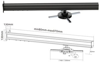 Кронштейн для проектора BRATECK PRB-12