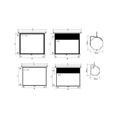 Проекционный экран Redleaf SGM-4303