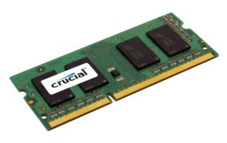 SODIMM 2GB DDR3 1600MHz Crucial CT25664BF160B