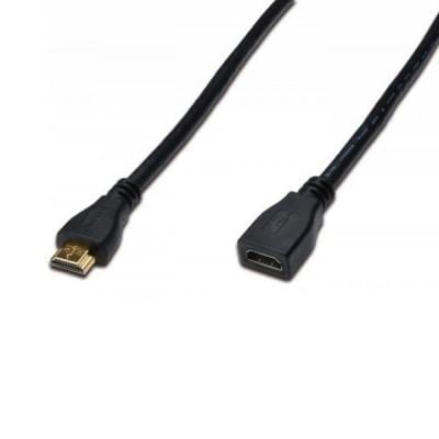 Кабель HDMI to HDMI 5.0m DIGITUS (AK-330201-050-S)